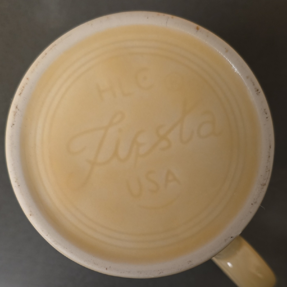 Fiesta Light Yellow Coffee Mug